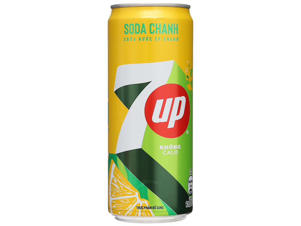 Nước ngọt 7Up Soda Chanh Lon 320ml
